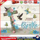 5D Diamond Painting DIY Flower Letter Special Shape Partial Drill (KA344) Newly