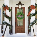 Artificial Green Leaf Door Hanging Decor Home Ornament Holiday Decorative Wreath