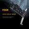 SSU EM2-5001 PCI-E 3.0 X4 to NVMe M.2 NGFF M Key SSD Riser Expansion Card