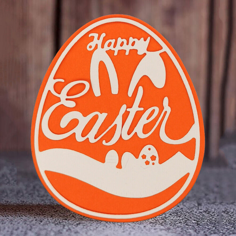 Metal Cutting Stencil Template Easter Eggs Paper Cutting Card Embossing Decor