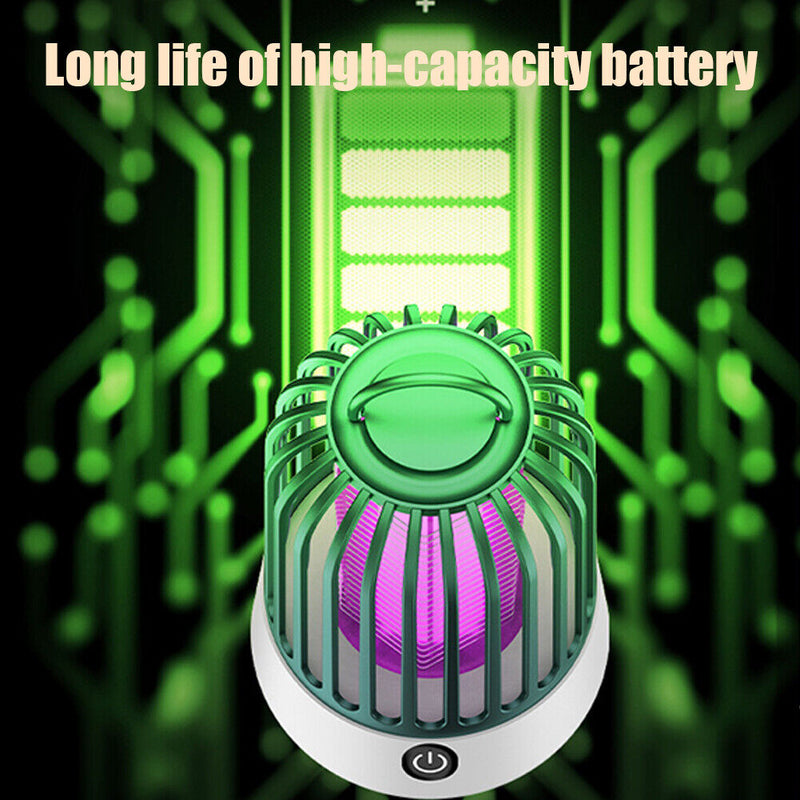 Electric Mosquito Killer USB Charging Bug Zapper Insect Fly Trap (Green) Newly