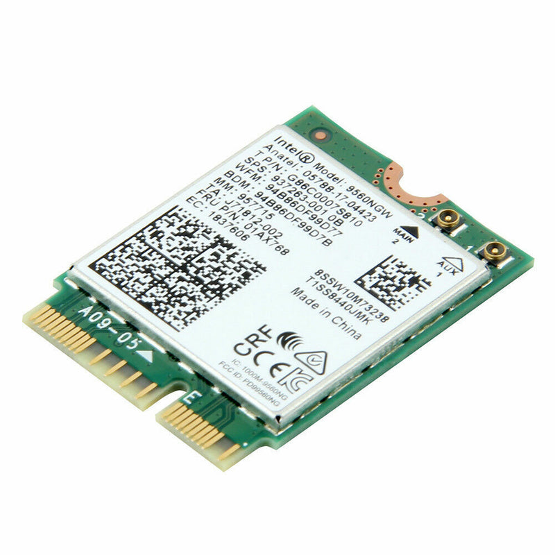 Intel Dual Band AC 9560 9560NGW NGFF 1.73Gbps BT5.0 M.2 CNVI Wireless Cards I8Z0