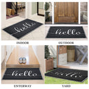 Washable Polyester Carpets - Entering Door Welcome Mat Non-Slip Pads (01)