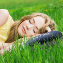 Ultralight Inflating Travel/Camping Pillows with Pouch Blue & Green