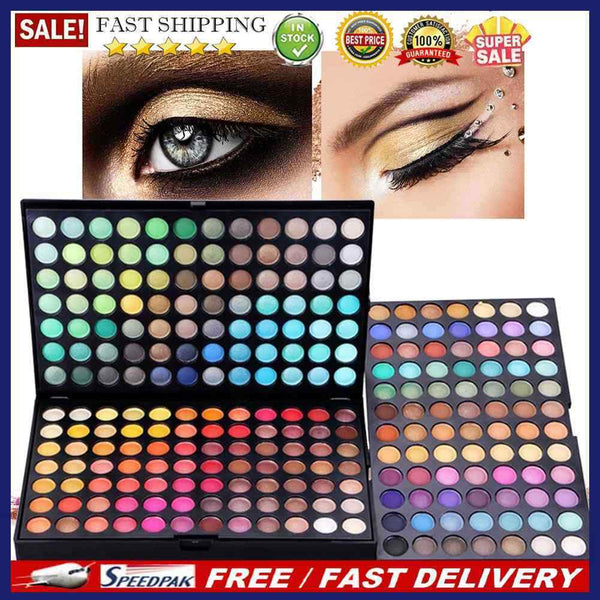 Glitter Eyeshadow Makeup Pallete Shine Diamond Powder Cosmetic Pigment 252 Color