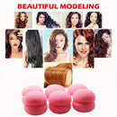 #A 6pcs Sponge Curling Rollers Hair Soft Foam Balls Mushroom DIY Hairdressing