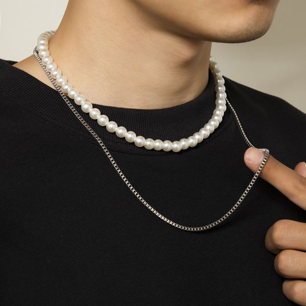 Design Fashion Jewelry Men's Punk Hip Hop Necklace Chain Choker Pendant