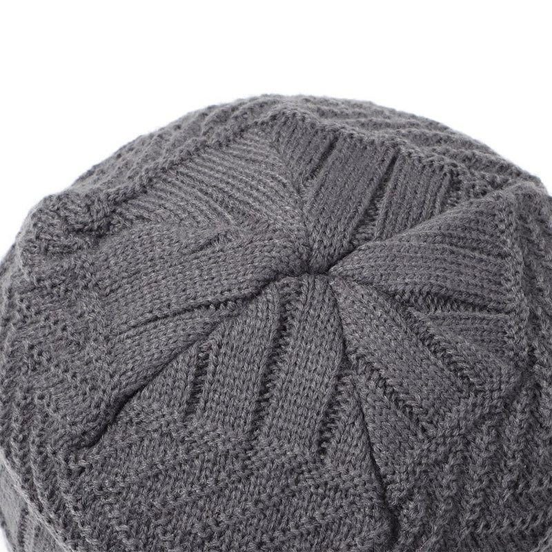 Windproof Neck Warmer Beanie Hat Neck Scarf Knitted Hat Muffler Hat Scarf Set