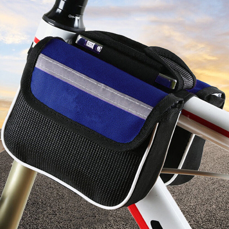 Bicycle Front Tube Bags Mobile Phone Case Waterproof Saddle MTB Cycling Pouch