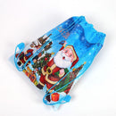 Non-woven Fabrics Santa Drawstring Pocket Travel Storage Christmas Gift Bag