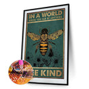 Insect Letter Mosaic Diamond Painting Drawing Full Round Drill DIY Art Handcr