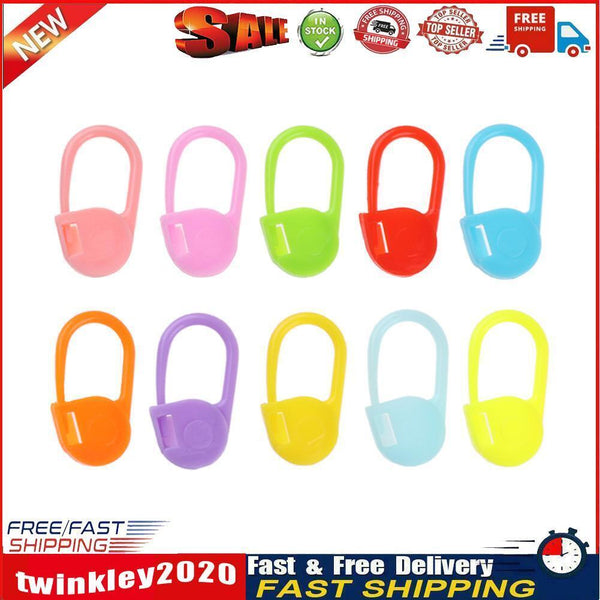 Colorful Plastic Safty Pins Sweater Mark Buckle DIY Weaving Tools (100pcs) Newly