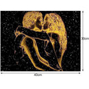 DIY 5D Diamond Embroidery Lovers Kissing Painting Cross Stitch Craft Decor
