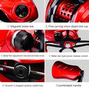 Bait Casting Wheel 7.2:1 High Speed Sea Fishing Reel 10kg Max Drag (HP10L) Newly