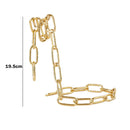 Hanging Suspension Chain Magical Wine Rack European Wine Glass Shelf (A)