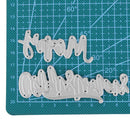 Metal Cutting Dies Stencils for DIY Scrapbook Photo Album (Merry Christmas)-2417