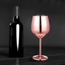 500ml Metal Red Wine Glass Stainless Steel Cocktail Juice Drink Cup Party Goblet