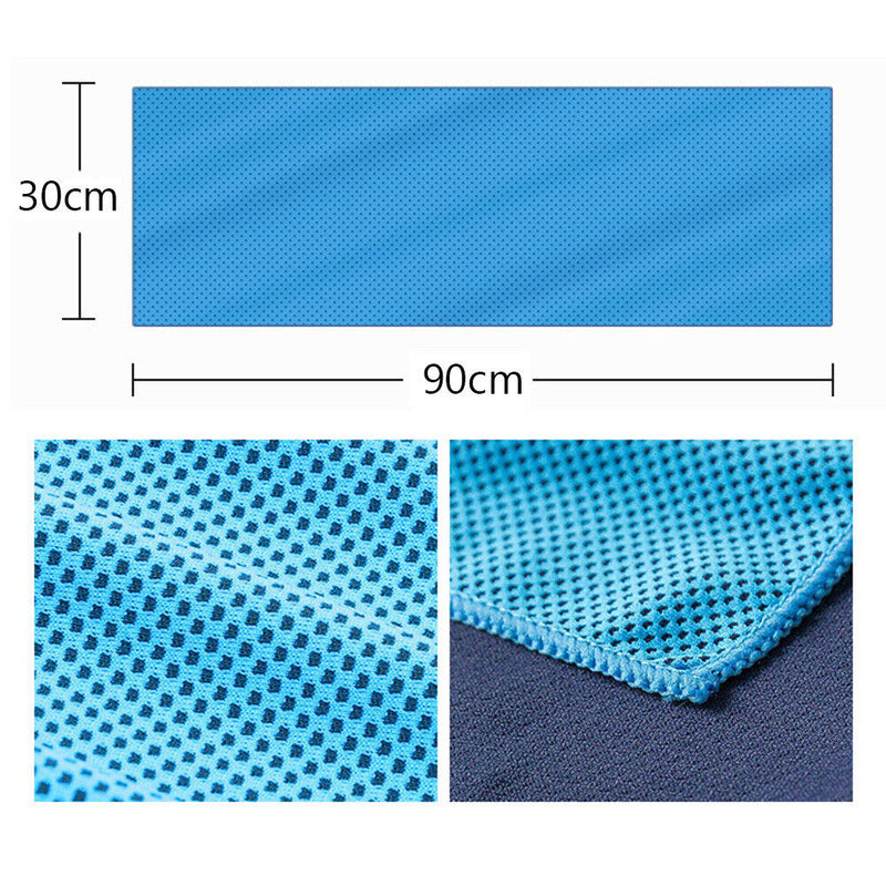 Practical Ice Towel Reusable Quick Dry for Workout Outdoor Sport (5pcs Styl