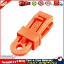 Windproof Tent Clip Outdoor Awning Tarp Clamp Tighten Gripper (Red) Newly