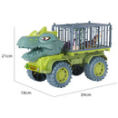 Children Dinosaurs Transport Car Carrier Truck Toys Pull Back Vehicle Trailer