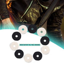 50pcs Guitar Strap Lock Felt Gasket Acoustic Guitar Bass Belt Tail Nail Cushi
