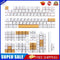 PBT Keycap for MX Switch Gaming Mechanical Keyboard Part (Bee Milk Russian)