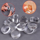 Clear Jelly Silicone Nail Art Stamping Stamper Set DIY Tools R0U7