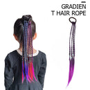 Girls Color Wig Braider Rubber Band Hair Tie Rope Headdress Hair Accessories