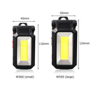 COB Rechargeable Magnetic Work Light Flashlight Camp Lantern (W560 Small)
