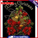 Full Embroidery Christmas Bells 3-Beach 11CT Printed Cross Stitch Cotton Kit