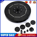 Solar Waterfall Fountain Pool Fish Pond Water Pump Outdoor Garden Decor (C)