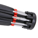 8 in 1 Multi Portable Screwdriver w/ 6 LED Torch Tools Light up Flashlight