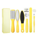 8pcs Remover Pedicure Rasp Foot File Scraper Brush Care Nail Set B9V7 Kit A9Y4