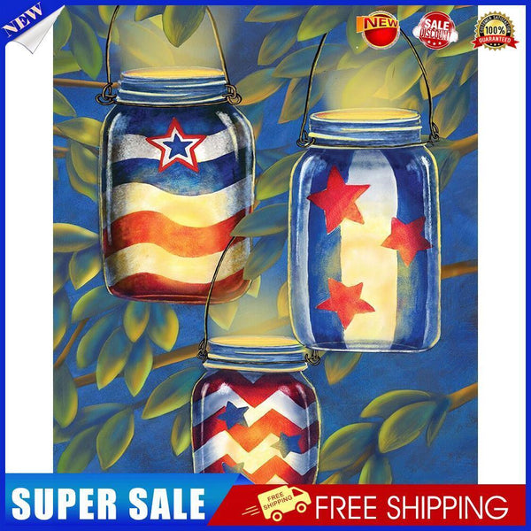 Paint by Number Kit Firefly Glass Bottle Zero Basis On Canvas Oil Drawing