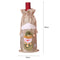 Cute Santa Claus Snowman Elk Red Wine Bottle Cover Bags Dinner Table Xmas Decor