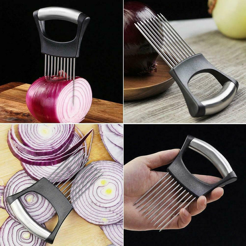 Food Slice Assistant Onion Holder Cutting Aid Strips Sale HOT Meat Slicer J0N2