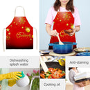 Kitchen Aprons for Women Men Household Baking Linen Tablier Merry Christmas