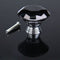 10X 40mm Diamond Shape Crystal Glass Drawer Cabinet Pull Handle Knob Black