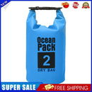Waterproof Dry Bag Pack Sack Swimming Kayaking Boat Trekking (2L Sky Blue)