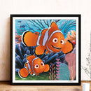 Goldfish Painting 5D Rhinestone Drill Diamond DIY Full Round Picture Kit Cartoon