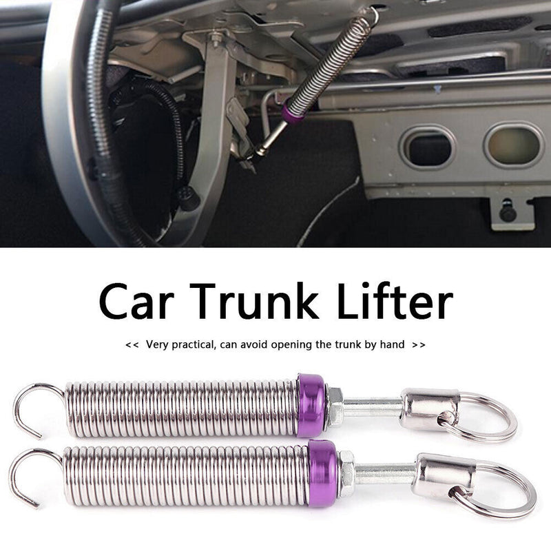 2pcs Car Trunk Lifter Adjustable Spring Trunk Lid Lifting Device (Purple) Newly