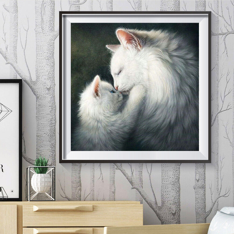 Diamond Painting Cat Full Square Drill Picture of Rhinestone DIY Drawing Kit