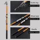 #A Ultra Hard Telescopic Short Section Fishing Rod Rock Pole Fishing Tackle Tool