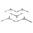 10pcs/lot American 3 Way Fishing Jig Head Swivels Rolling Pole Fishing Connector