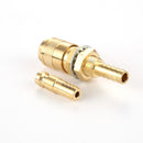 For MIG TIG Welding Torch M8 Quick Pants Connector Brass Water Cooled Gas Adapter