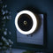 LED Light Sensor Control Night Light Round Bedroom Lamp (White)(US plug) Newly