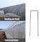 50pcs Garden Peg U-Shape Garden Staple Garden Ground Nail Film Pegs (15cm) Newly