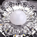 Modern LED Crystal Ceiling Lights Surface Mounted Porch Aisle Lamp (White) Newly
