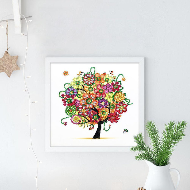 5D DIY Special Shaped Diamond Painting Tree Cross Stitch Mosaic Craft Kits