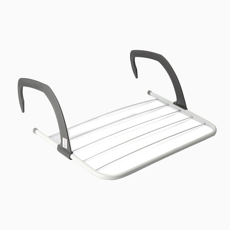 Durable Iron Storage 5 Bar Towel Holder Laundry Hanger Rail Dryer Clothes Airer